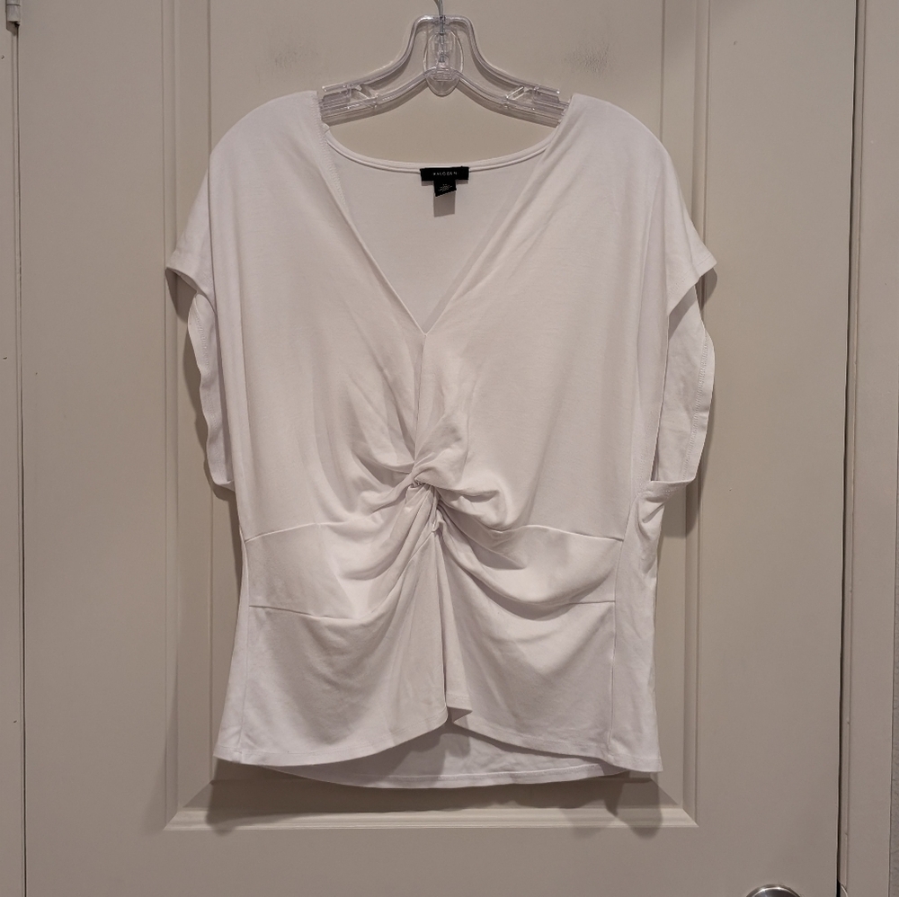 Halogen Twist Detail T-Shirt 1X